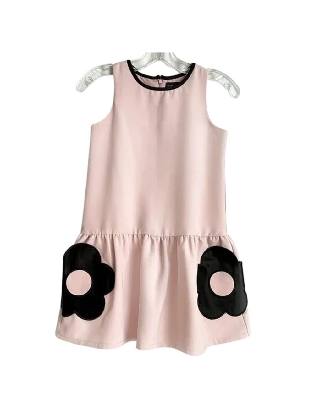 Victoria Beckham Target Floral Pocket Sleeveless Dress Girls XL Pink Preppy Cute